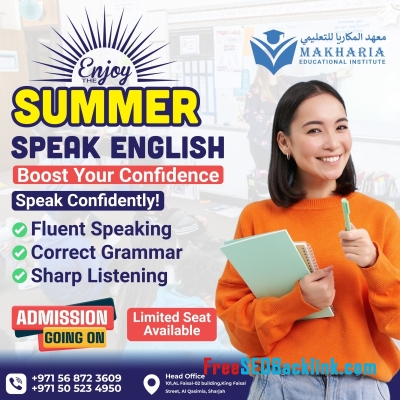 The Best English Class in Sharjah for All Levels Call 0568723609